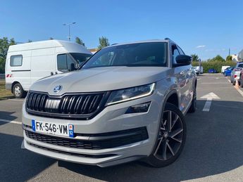  Voir détails -Skoda Kodiaq 2.0 TDI 190 SCR SPORTLINE 4X4 DSG EURO6D à Voreppe (38)