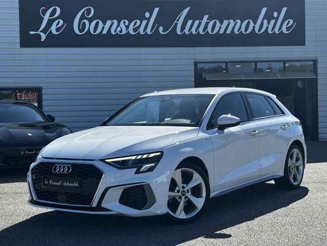 Audi A3 Sportback 35 TFSI 150CH MILD HYBRID S TR Blanc de 2022