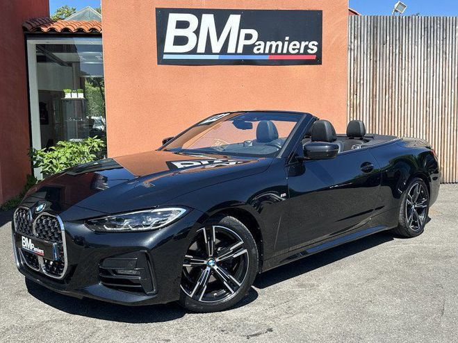 BMW Serie 4 CABRIOLET (G23) 420DA 190CH M SPORT Noir de 2022