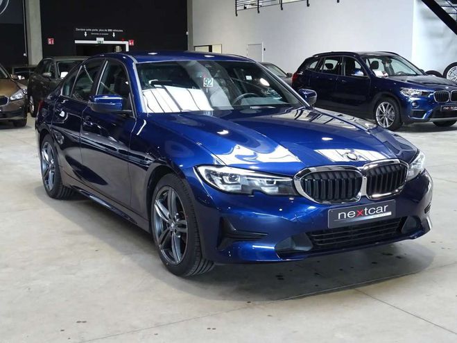 BMW Serie 3 318 dA Berline G20 CUIR SPORT-LED-NAVI-D Bleu Mtallis de 