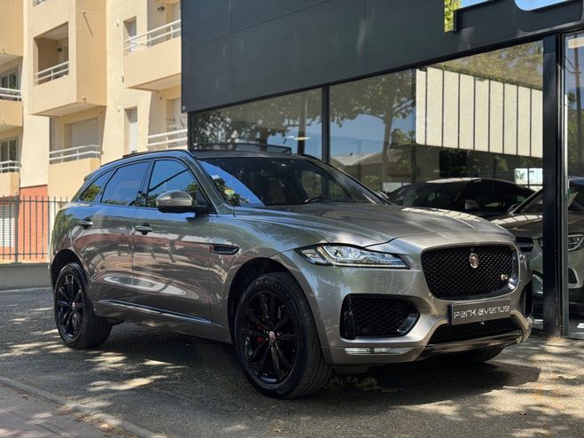 Jaguar F Pace V6 3.0D 300CH S 4X4 BVA8 Gris de 2017