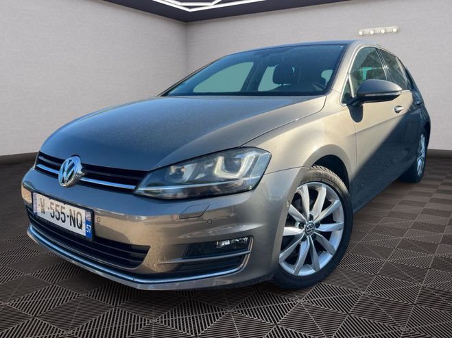 Volkswagen Golf VII 2.0 TDI 150 CARAT 4MOTION XENONS GPS Gris de 2013