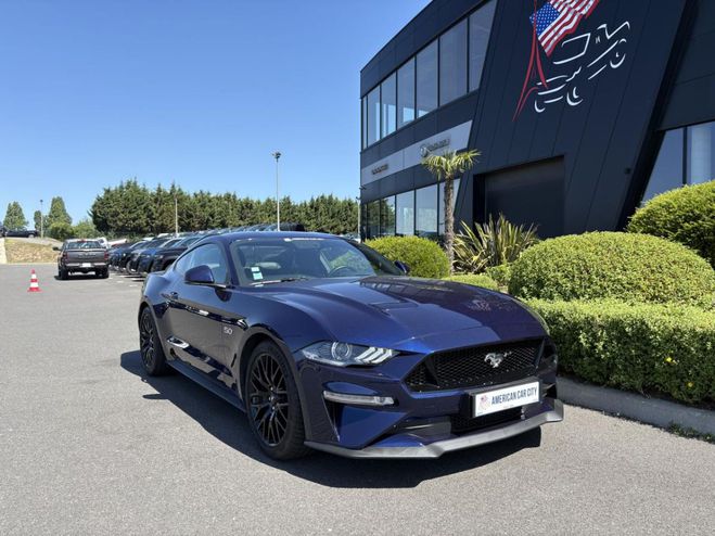 Ford Mustang GT FASTBACK 5.0L V8 450ch BVA10 - MALUS  Bleu de 2019
