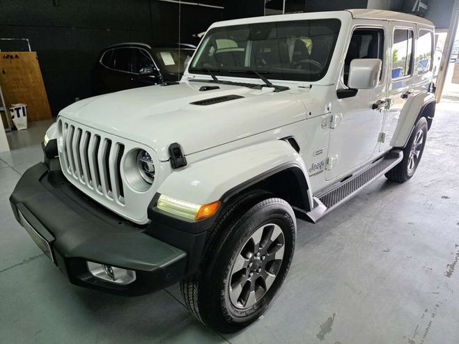 Jeep Wrangler 2.2 CRDI OVERLAND UNLIMITED AUTO NAVI CA Blanc Mtallis de 