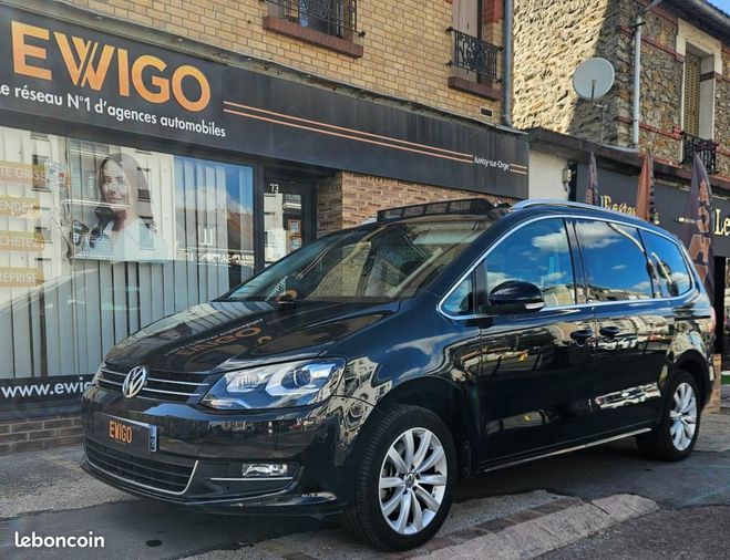Volkswagen Sharan 2.0 TDI 140 BLUEMOTION CARAT DSG TOIT OU Noir de 2015