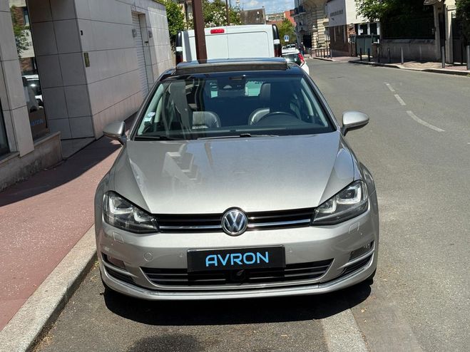 Volkswagen Golf VII 1.4 TSI 140 BLUEMOTION CARAT DSG7 5P Beige Mtallis de 2013