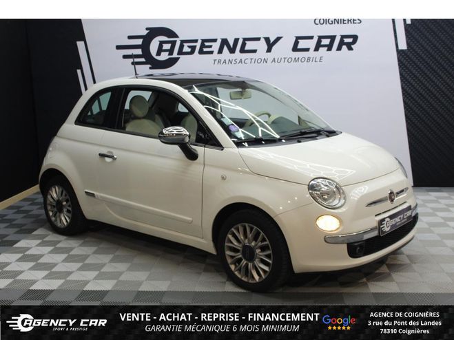 Fiat 500 1.2i - 69 BERLINE Lounge PHASE 1 BLANC de 2014