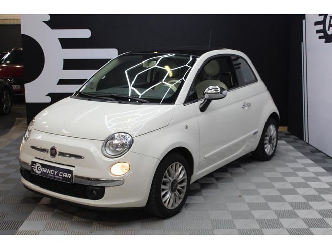 Fiat 500 1.2i - 69 BERLINE Lounge PHASE 1 BLANC de 2014