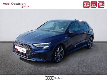  Voir détails -Audi A3 Sportback 40 TFSIe 204 S tronic 6 S Line à Bayonne (64)