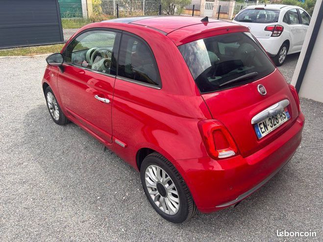 Fiat 500 1.2 mpi 69ch 8v Lounge cran cockpits Rouge de 2017