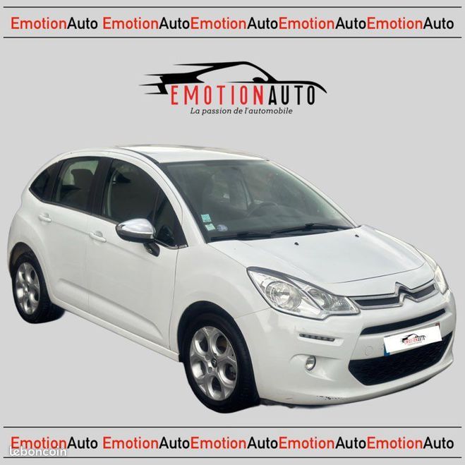 Citroen C3 II 1.2 e-VTi 12V 82 cv CT OK Garantie 6  Blanc de 2016