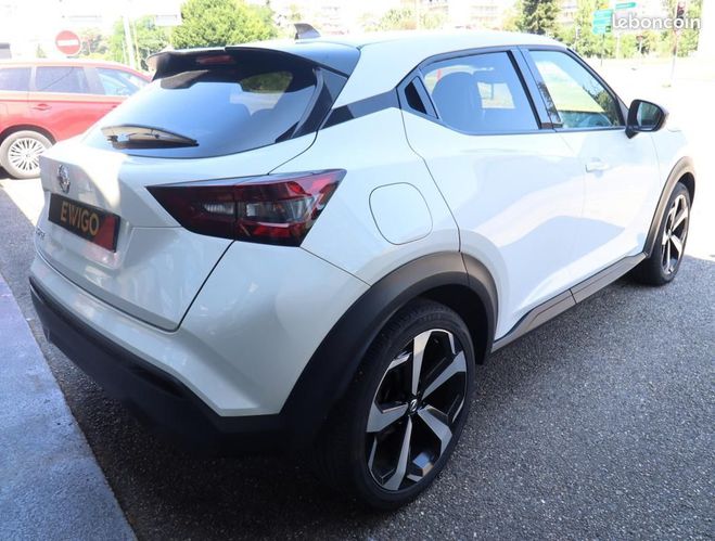 Nissan Juke 1.0 DIGT 115 CH TEKNA 2WD DCT BVA   CARP Blanc de 2021