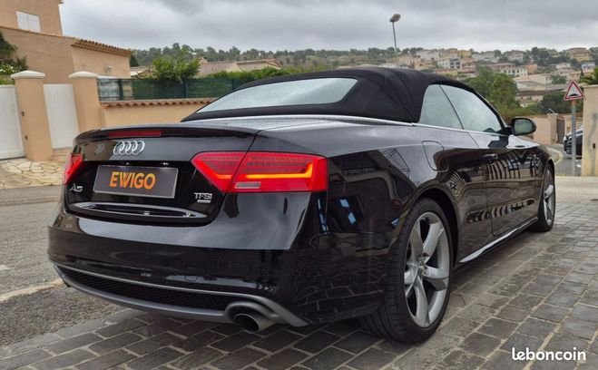 Audi A5 Cabriolet 2.0 TFSI 225CH S-LINE PLUS QUA Noir de 2014