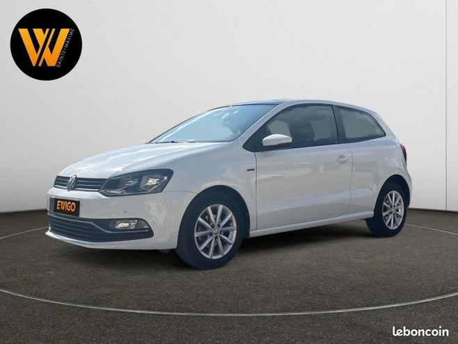 Volkswagen Polo 1.2 TSI 90 BLUEMOTION LOUNGE 1ERE MAIN T Blanc de 2015