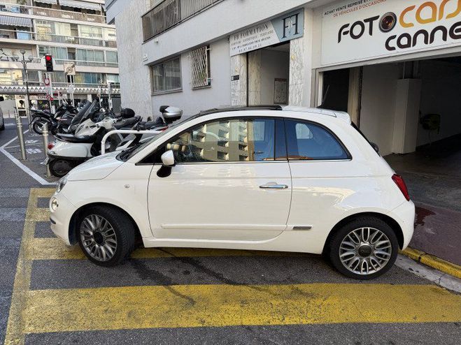 Fiat 500 1.2 8V 69CH ECO PACK LOUNGE Blanc de 2016