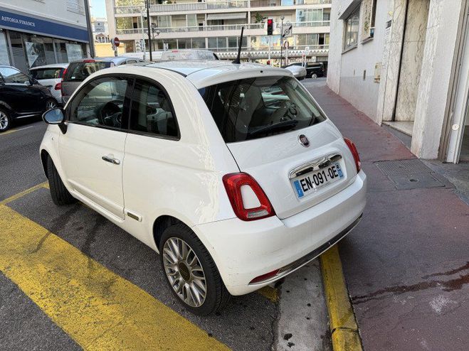 Fiat 500 1.2 8V 69CH ECO PACK LOUNGE Blanc de 2016