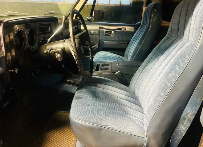 Chevrolet Blazer K5 6.2 V8 DIESEL BVA BLEU de 1984