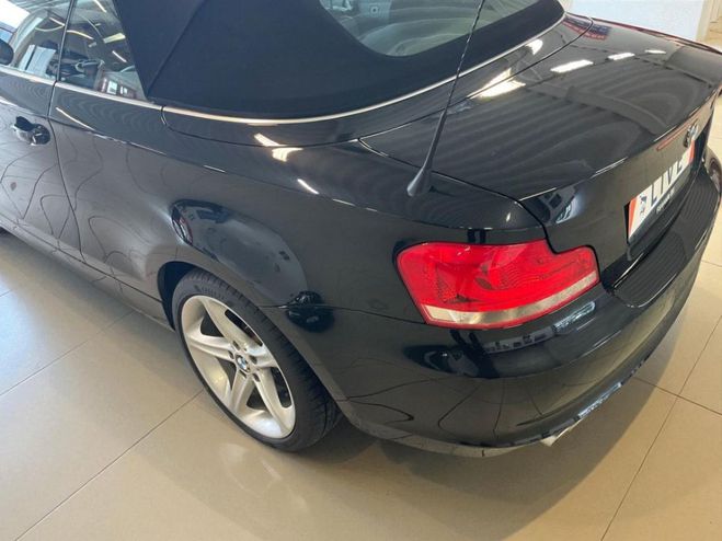BMW Serie 1 125i CABRIOLET E88 SPORT DESIGN N52 3.0  Noir de 2008