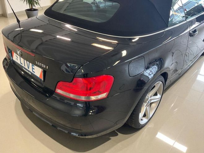 BMW Serie 1 125i CABRIOLET E88 SPORT DESIGN N52 3.0  Noir de 2008