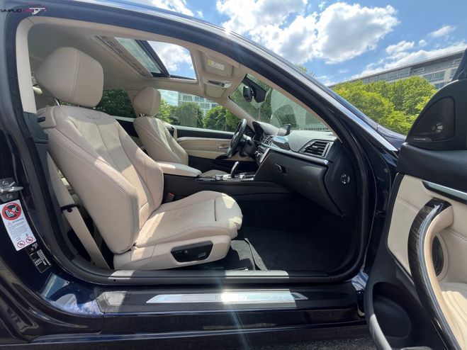 BMW Serie 4 COUPE F32 430d xDrive 258 ch Luxury A Bleu de 2014