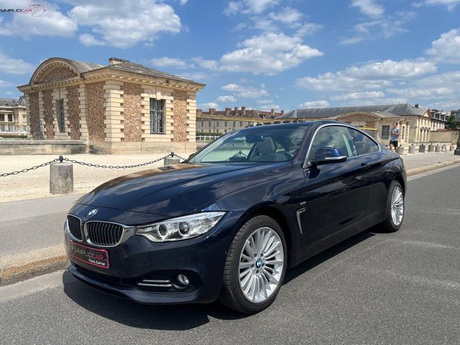 BMW Serie 4 COUPE F32 430d xDrive 258 ch Luxury A Bleu de 2014