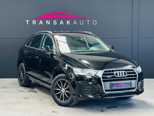 Audi Q3 2.0 TDI S-LINE 150 ch S TRONIC 7 QUATTRO Noir de 2017