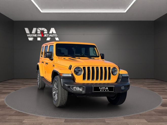Jeep Wrangler Unlimited Sahara Hybrid 380ch ? 4x4, GPS Orange de 2021