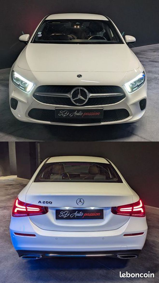 Mercedes Classe A 200 Berline 163ch 7G-DCT Progressive lin Blanc de 2020