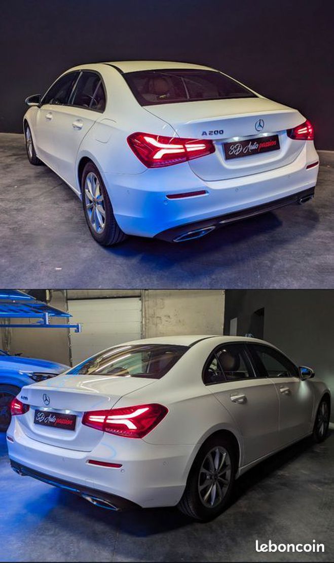 Mercedes Classe A 200 Berline 163ch 7G-DCT Progressive lin Blanc de 2020