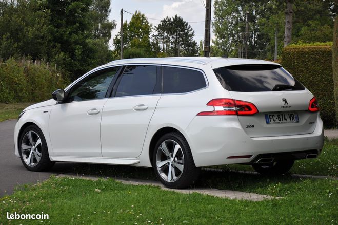 Peugeot 308 II (2) SW 1.5 BLUEHDI 130 S&S GT LINE GT Blanc de 2019