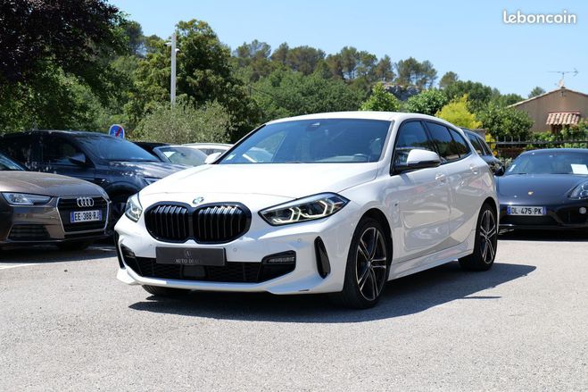 BMW Serie 1 f40 118i 136 ch m sport dkg7 Blanc de 2023