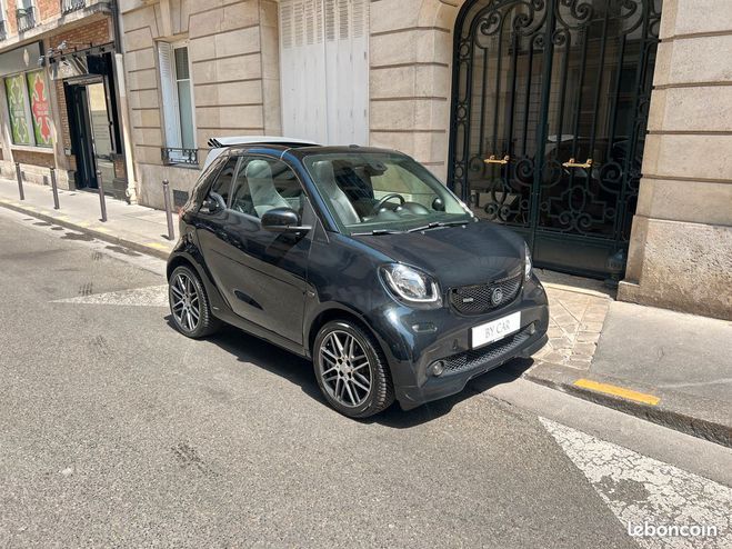 Smart Fortwo Cabriolet Brabus Xclusive 109CH 1ERE MAI Noir de 2018