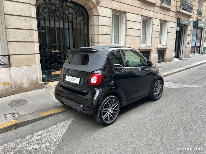 Smart Fortwo Cabriolet Brabus Xclusive 109CH 1ERE MAI Noir de 2018