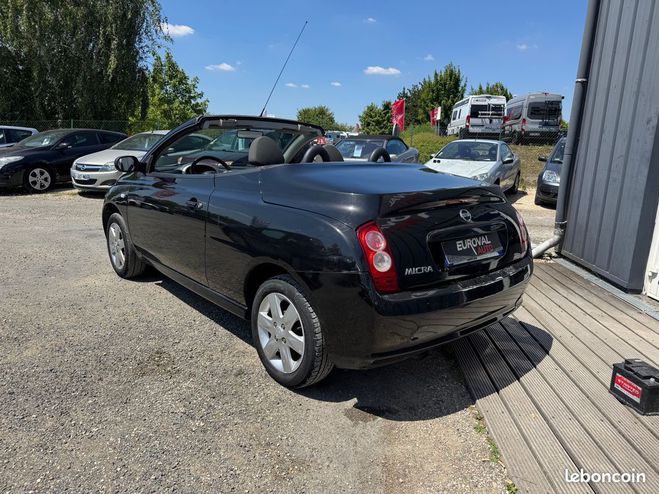 Nissan Micra 1.4 88ch acenta cabriolet Noir de 2007