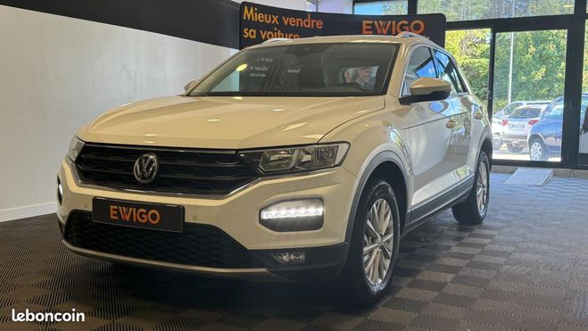 Volkswagen T Roc 1.6 TDI 115 LOUNGE START-STOP   CARPLAY- Blanc de 2019