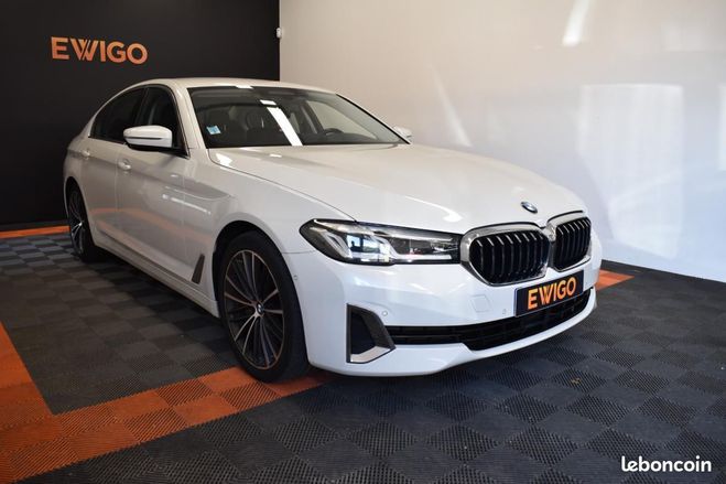 BMW Serie 5 3.0 530 D 285 HYBRID 48VOLT MHEV LUXURY  Blanc de 2021