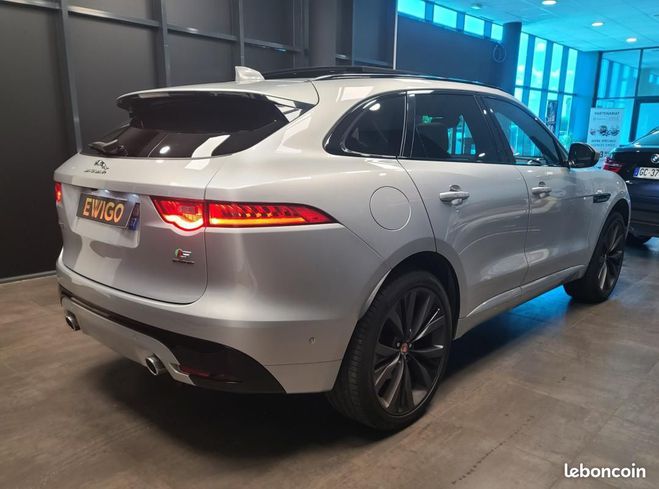 Jaguar F Pace 3.0 D 300ch S AWD BVA8 Gris de 2016