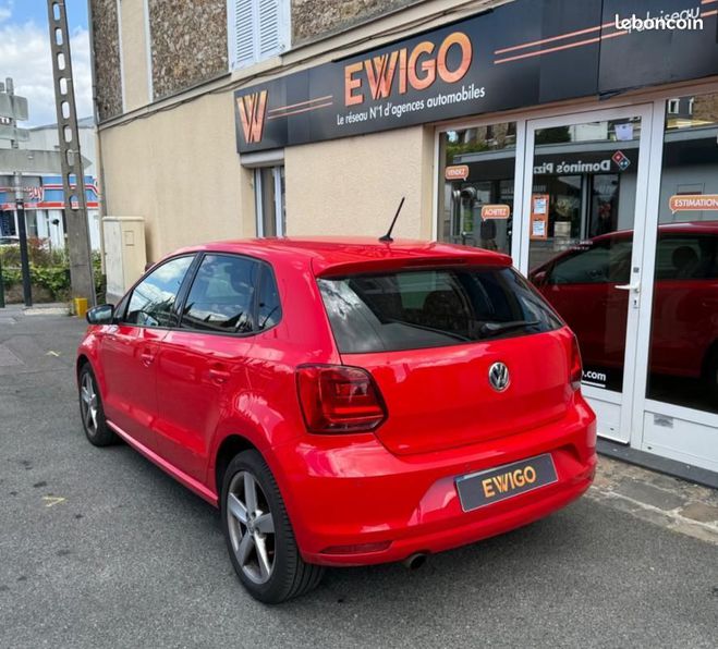 Volkswagen Polo 1.2 TSI 110Ch BLUEMOTION SPORTLINE PREMI Rouge de 2015