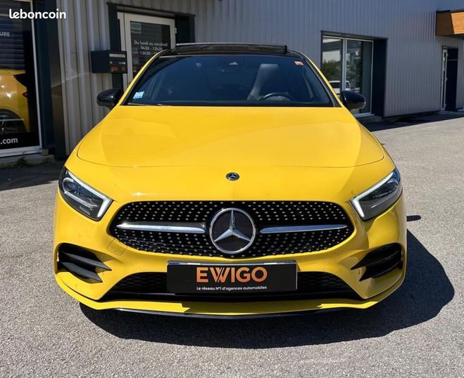 Mercedes Classe A 2.0 200 D 150ch AMG LINE EDITION-1 8G-DC Jaune de 2019