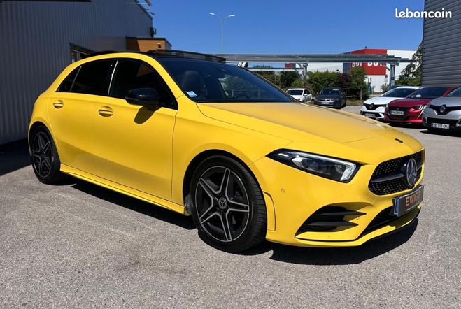 Mercedes Classe A 2.0 200 D 150ch AMG LINE EDITION-1 8G-DC Jaune de 2019