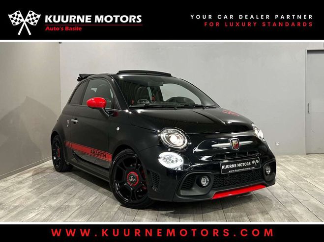 Abarth 595 Fiat 500C Pista Alu17-Led-Gps-Pdc-Airco Noir Mtallis de 