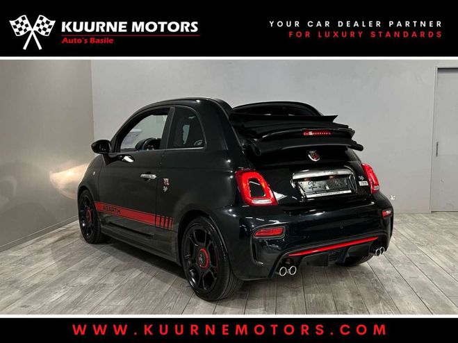 Abarth 595 Fiat 500C Pista Alu17-Led-Gps-Pdc-Airco Noir Mtallis de 
