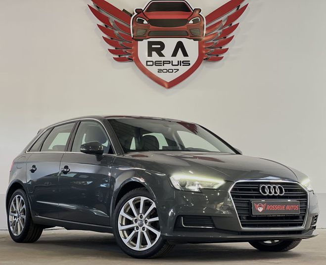 Audi A3 Sportback 2.0 TFSI 190CH Gris Mtallis de 2018