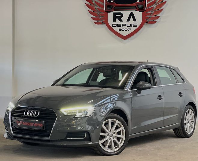 Audi A3 Sportback 2.0 TFSI 190CH Gris Mtallis de 2018