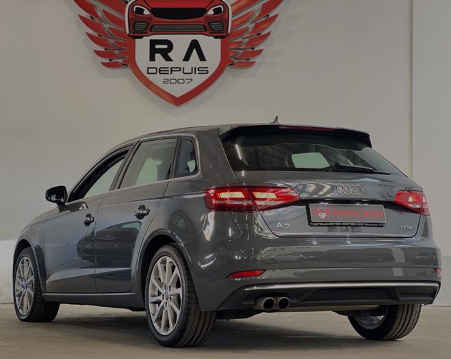 Audi A3 Sportback 2.0 TFSI 190CH Gris Mtallis de 2018