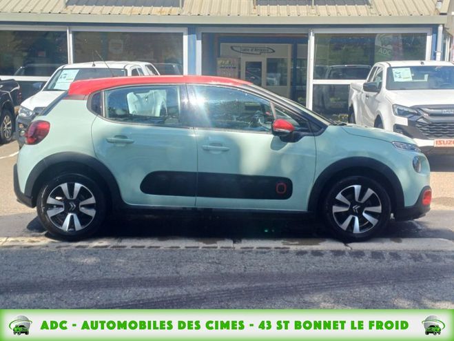 Citroen C3 1.5 BLUE HDI 100 SHINE BV5 Gris Fonc de 2019