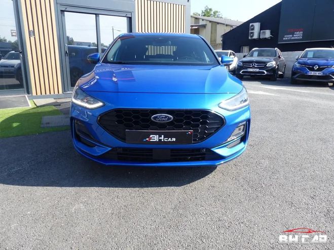 Ford Focus 1.0 FLEXIFUEL 125 HYBRID MHEV ST-LINE DE Bleu de 2022