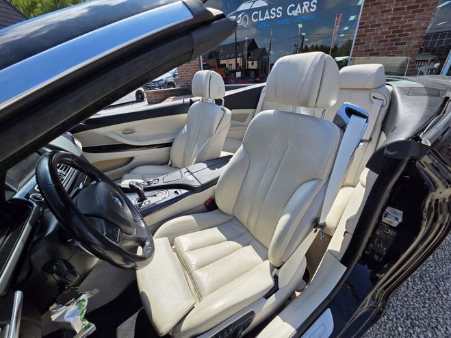 BMW Serie 6 640 i Cabriolet PACK SPORT AUTO NAVI BI- Noir Mtallis de 