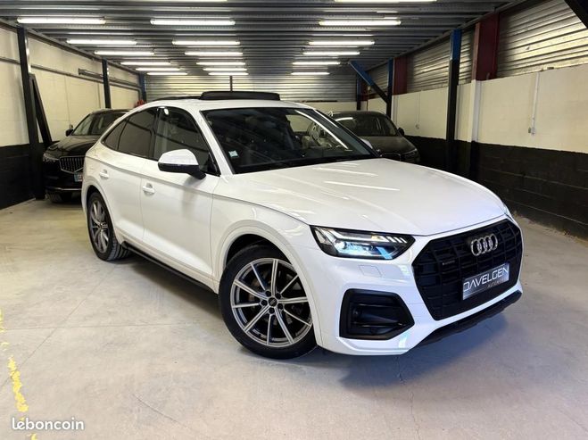 Audi Q5 Sportback 50 TFSIe Hybrid PHEV 299 ch S  Blanc de 2021