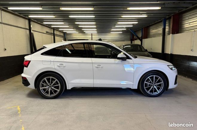 Audi Q5 Sportback 50 TFSIe Hybrid PHEV 299 ch S  Blanc de 2021